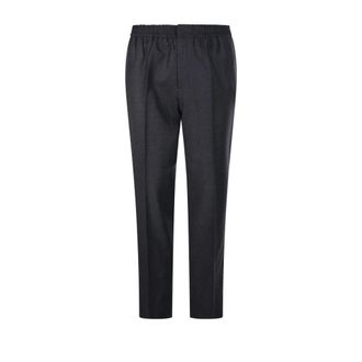 Ami Pantalones con cintura el&aacute;stica - Trousers - Hombre - Gris - L