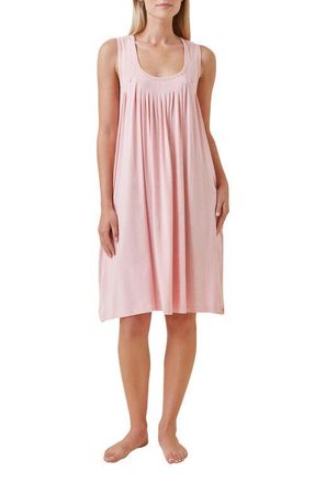 Papinelle Sleepwear Pleated Chemise in Papinelle Pink at Nordstrom, Size Xx-Large