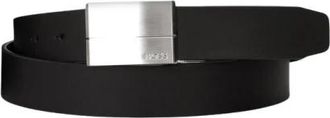 HUGO BOSS Geppy Soft Gb 35 Riem - Heren - Riemen - Zwart - ONE Size - Leer - Accessoires