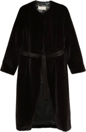 Vanessa Bruno Cappotto con cintura - Marrone