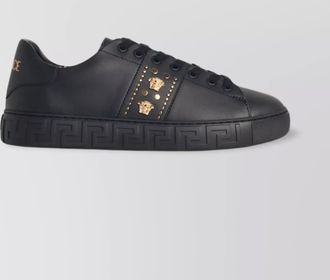 Versace leather low-top sneakers