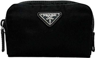 Prada Black Nero Nylon Pouch (Pre-Owned)