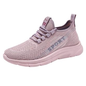 Generic Womens Walking Shoes, Lightweight Low Shoes, Comfortable Gym Casual Shoes, Running Shoes with Heel, Slip-On Shoes, Breathable Trainers, Non-Slip Women