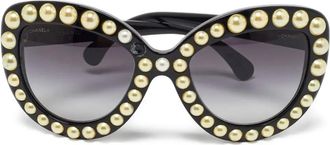 Chanel Occhiali da sole cat-eye - Nero