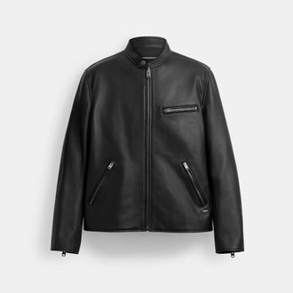Coach Leather Racer Jacket