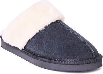 Minnetonka Chesney Mule Slipper in Charcoal Suede at Nordstrom, Size 10