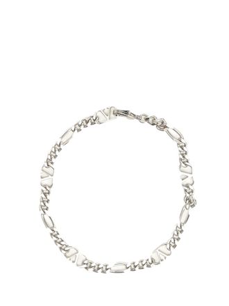 Valentino Garavani Vlogo Chain Bracelet Gioielli Silver-Uomo