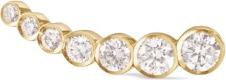 Sophie Bille Brahe Orecchino Croissant De Lune in oro giallo 18kt e diamanti
