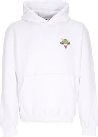Dolly Noire Tiger Soldier Hoodie Wit Lange Mouw - Heren - Hoodies - Wit - S - Katoen - Hoodies & sweatvesten