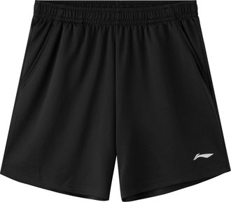 Li-Ning Logo Table Tennis Knit Shorts Black AKYT063-4