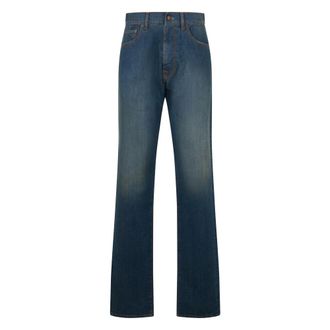 Maison Margiela Straight Jeans, female, Blue, Size: W25 Straight Jeans