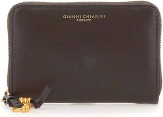 Gianni Chiarini Accessoires, Dames, Bruin, ONE Size, Leer, Zip Wallet