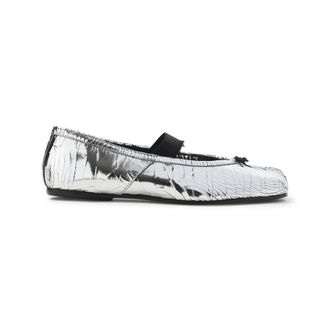 Maison Margiela Ballerinas, female, Gray, Size: 11 US Tabi Ballerina