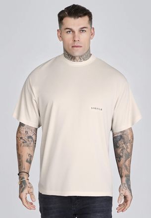 Siksilk Mens Ecru Graphic T-Shirt XXL