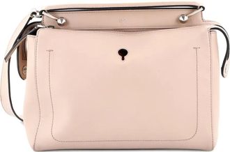 Fendi DotCom Convertible Leather Medium satchel - Roze