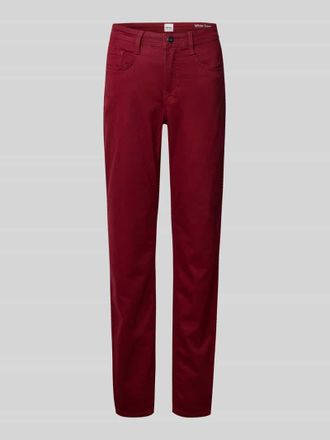 Brax Brax Slim Fit Jeans im 5-Pocket-Design Modell STYLE.CAROLA in Bordeaux, Gr&ouml;&szlig;e 34K