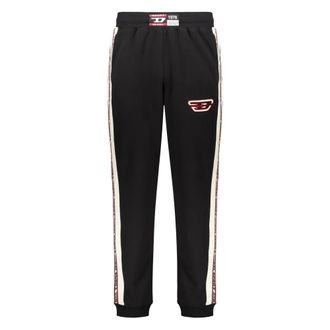 Diesel Sweatpants, male, Black, Size: XL Track Pants with Logo