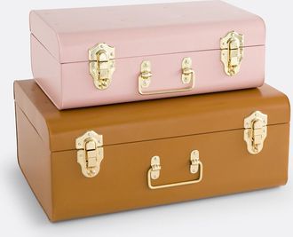 La Redoute Interieurs Set van metalen koffers, Masa