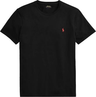 Polo Ralph Lauren Stijlvolle T-shirts en Polos Collectie - Heren - T-shirts - Zwart - XL - Katoen - Tops