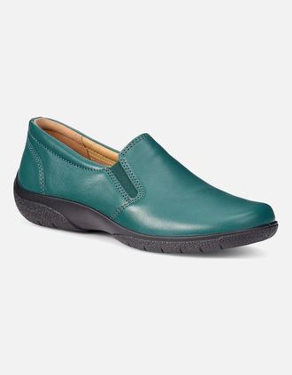 Hotter Womens Glove II Womens Slip On Shoes - Green - Size: 5.5