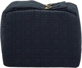 Dior Pre-owned Handbags, female, Black, Size: ONE SIZE Pre-owned Canvas Clutch