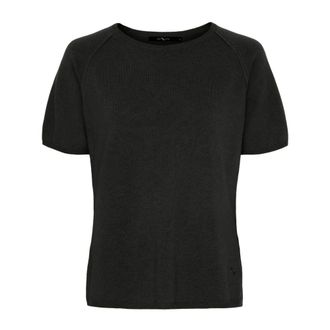 BTF-CPH Btfcph - Gebreid T-shirt met ronde hals - Dames - Truien - Zwart - Maat: XS Zijde