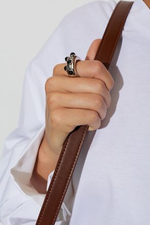 Marni Brass Ring, Womens, Silver