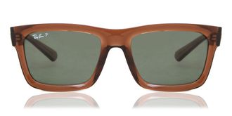 Ray-Ban RB4396 Warren Polarized 66789A Mens Sunglasses Brown Size 54