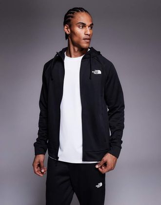 The North Face Reaxion 2.0 - Giacca con cappuccio nero m&eacute;lange con zip