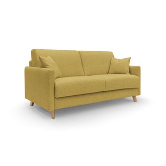 Divani.Store Sof&aacute; cama convertible impermeable 180 cm amarillo