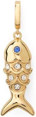 Kate Spade New York one in a million pav&eacute; crystal fish charm in Clear Multi at Nordstrom