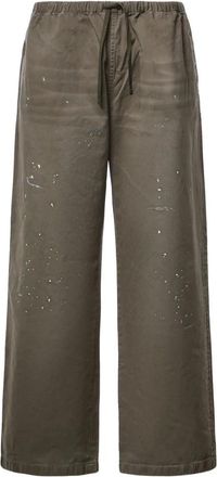 Acne Studios Broeken, Heren, Groen, L, Wide Broeken