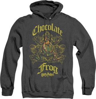 Gildan Harry Potter Chocolate Frog Adult Heather Hoodie / Hooded Sweatshirt