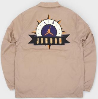 Nike Mens Jordan MVP Zip-Up Sports Jacket Beige - Tan - Size: 42/Regular