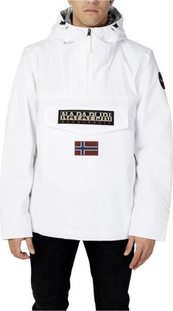 Napapijri Winter Pufferjas Rainforest Collectie - Heren - Winterjassen - Wit - 2XL - Nylon - Jassen