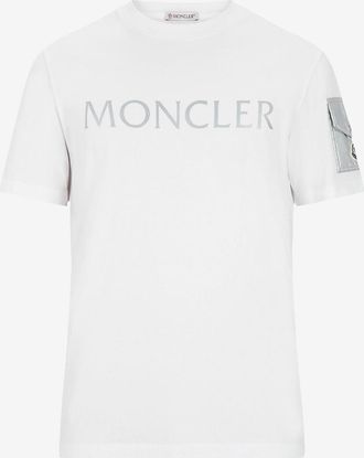 Moncler Logobedrucktes T-Shirt mit Logotasche