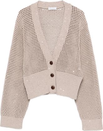 Brunello Cucinelli Sequin-embellished Cardigan