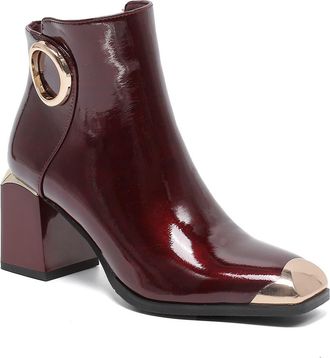 Ninety Union Frisco Cap Toe Bootie in Wine at Nordstrom Rack, Size 13
