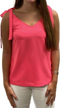 Vilagallo Miranda Shirt In Pink Crep