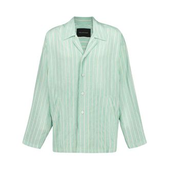 Balenciaga Hombre, Camisas, Verde, Talla: L