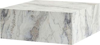 Hanah Home Modern Freesia Marble Coffee Table