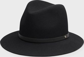 Rag & Bone Wool Fedora With Leather Band