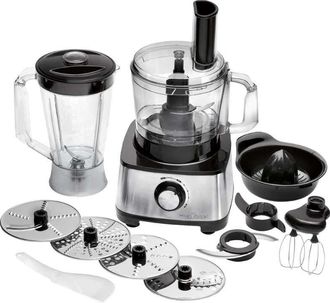Profi Cook Proficook - Pc-km 1063 Robot De Cocina Compacto, Cortar, Amasar, Mezclar, Accesorio Para Prensar C&iacute;tricos, 1,2l, Apertura De Rellenado, Con Funci&oacute;n Tu