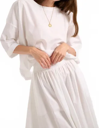 Suzie Kondi Saria Top In White