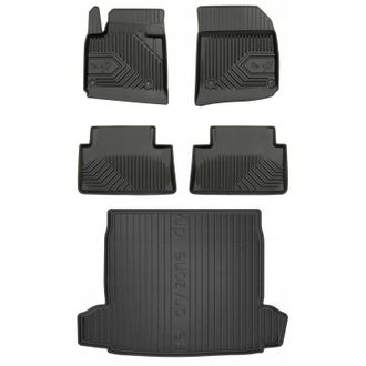 OEM Set 77 Alfombrillas De Goma Y Mat Citroen C5 3 Sed&aacute;n 2008-2017 Zw