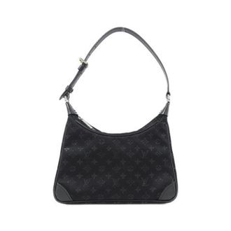 Louis Vuitton Pre-owned Satin Shoulder Bag - Dames - Pre-owned - Zwart - Maat: ONE Size Satijn