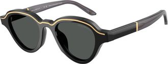 Emporio Armani Stijlvolle zonnebril Ea 4264U Zwart - Heren - Zonnebrillen - Zwart - 47 MM - Accessoires
