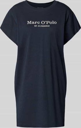 Marc O'Polo Nachthemd mit Fledermaus&auml;rmel in Dunkelblau, Gr&ouml;&szlig;e XL