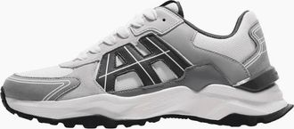 AH by Android Homme Mens AH ONE White Runner Sneaker - Grey - Size: 10