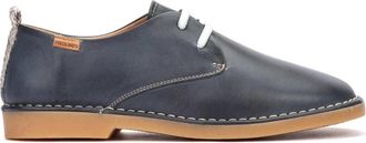 Pikolinos Noia Veterschoen - Dames - Veterschoenen - Blauw - 38 EU - Leer - Schoenen